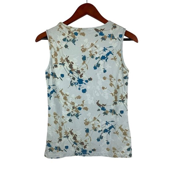 The Limited Womens Floral Sleeveless Top M Nylon Spandex - Picture 2 of 4